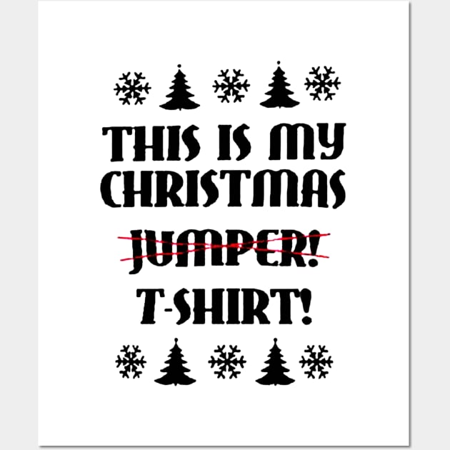 This Is My Christmas Jumper Wall Art by piggiespearlswork